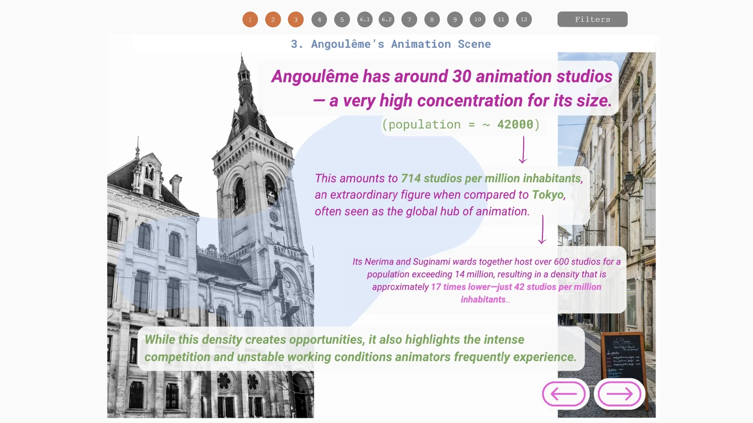 Personal survey: “the Hidden Realities of Animation in France”